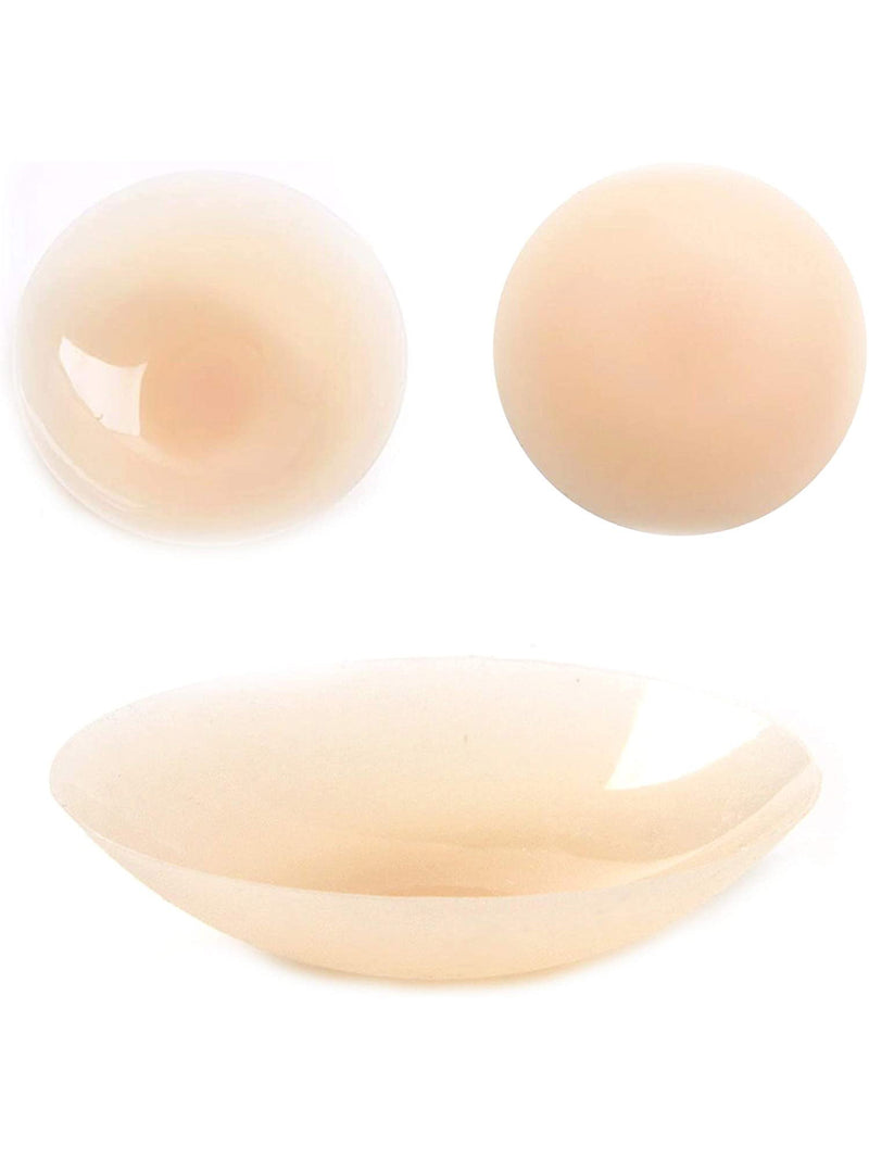 Buy Candyskin Magical Silicon Round Nipple Cover Set - Nude (Free Size)  Online